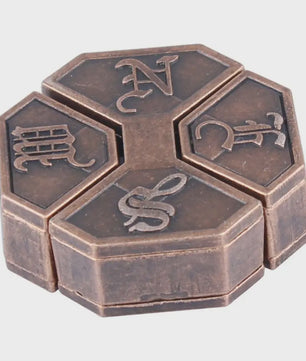 Klassieke Metalen IQ Puzzel Set - Uitdagende Breinbrekers voor Volwassenen