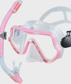 Professionele Duikbril en Snorkel Set voor Volwassenen - Panoramisch Zicht & Duurzaam Gehard Glas