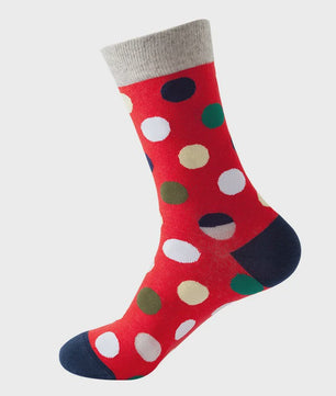 Unisex Katoenen Sokken met Vrolijke Fruit, Dieren & Kunst Prints - Hip Hop & Skateboard Stijl