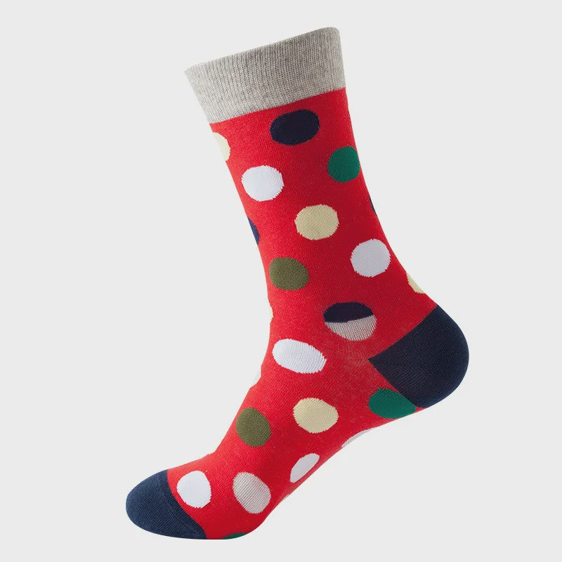 Unisex Katoenen Sokken met Vrolijke Fruit, Dieren & Kunst Prints - Hip Hop & Skateboard Stijl