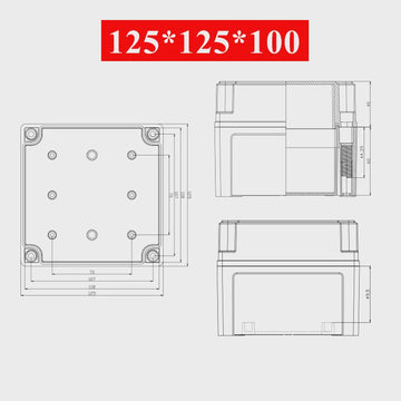 125x125x100mm