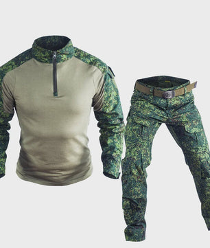 Tactisch Camouflage Uniform Set: Combat Shirt & Broek voor Outdoor, Airsoft, Jacht & Training