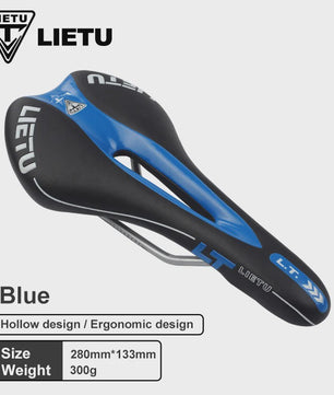 LIETU Fietzadel - Comfortabel MTB & Racefiets Zadel met Siliconen Gel Kussen en Antislip Grip