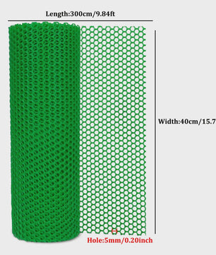 Universeel Beschermnet Plastic Gaas 40x300cm - Valbeveiliging, Tuin & Dierenverblijf
