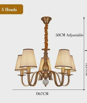 Luxe Klassieke LED Kroonluchter - Sfeervolle Verlichting voor Woonkamer, Eetkamer & Slaapkamer