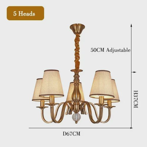Luxe Klassieke LED Kroonluchter - Sfeervolle Verlichting voor Woonkamer, Eetkamer & Slaapkamer