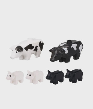 Bouwstenen Dierenpark & Boerderij: Varkens, Kippen, Panda's, Olifanten en Meer - Speelgoed Bouwpakket