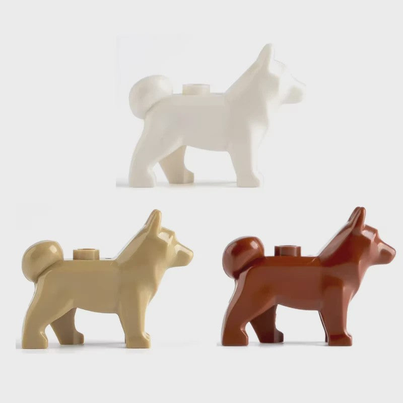 Bouwstenen Dierenpark Scene - Katten, Honden, Vogels, Varkens & Meer - DIY Speelgoed Bakstenen