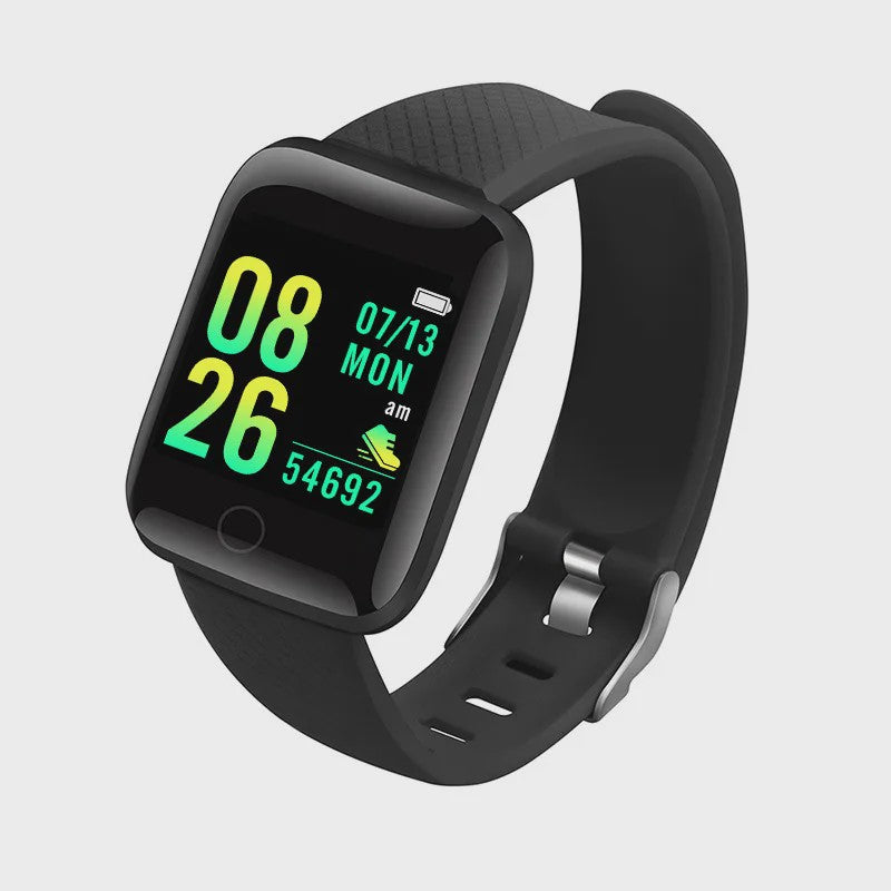 Smartwatch voor Heren & Dames: Fitness Tracker, Bericht Notificaties & Meer - Elektronisch Polshorloge