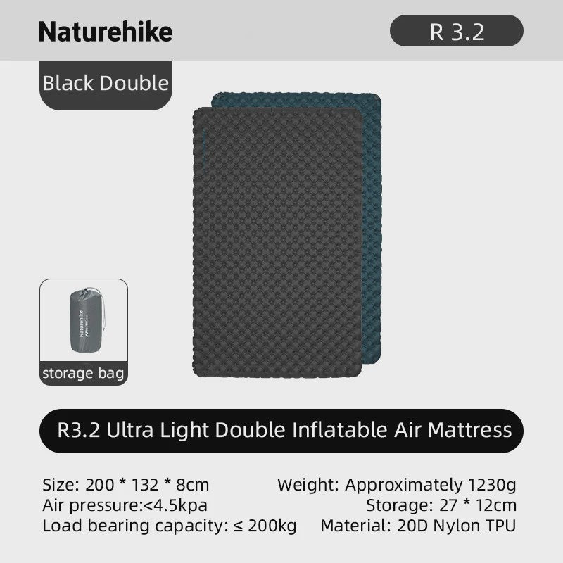 Naturehike Opblaasbaar Slaapmatje R3.5 - Ultralicht & Vochtwerend voor Kamperen