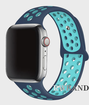 Ademende Sportband voor Apple Watch (38-49mm) - Comfortabele Vervangingsband