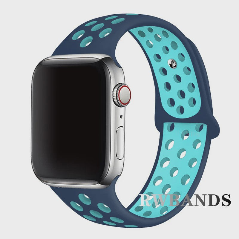 Ademende Sportband voor Apple Watch (38-49mm) - Comfortabele Vervangingsband