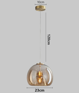 Moderne LED Hanglamp Glas - Design Plafondlamp voor Eetkamer & Woonkamer