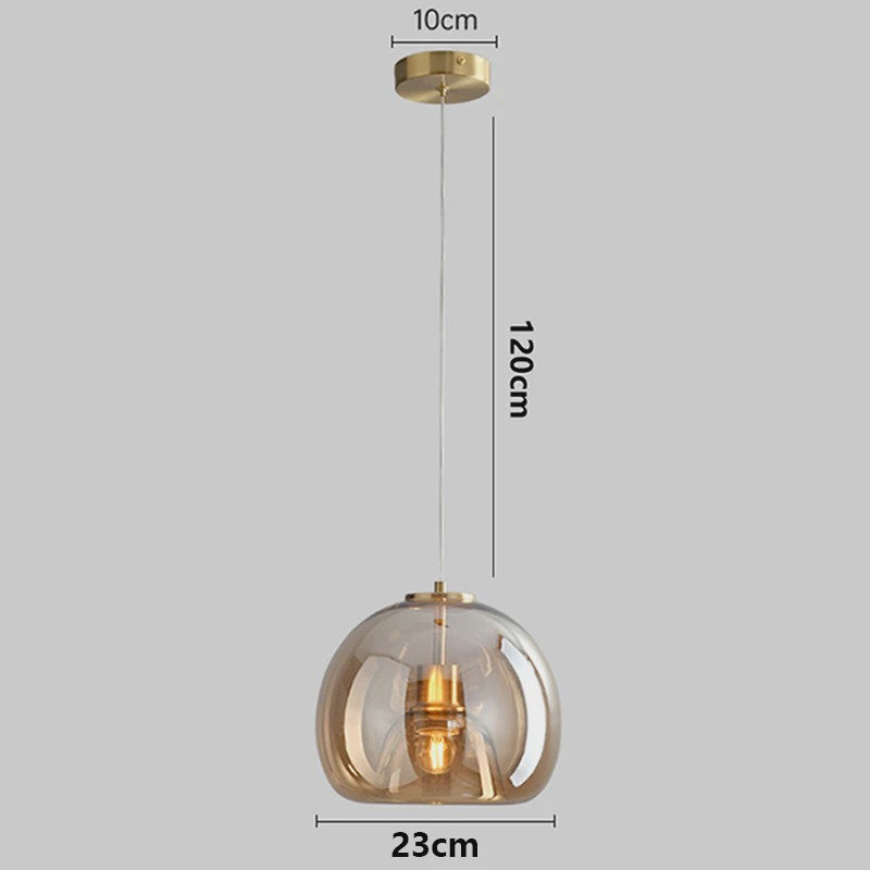 Moderne LED Hanglamp Glas - Design Plafondlamp voor Eetkamer & Woonkamer