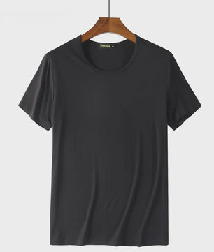2-Pack Bamboe Fiber T-shirts Heren - Ronde Hals, Korte Mouw, Ademend & Zweetabsorberend
