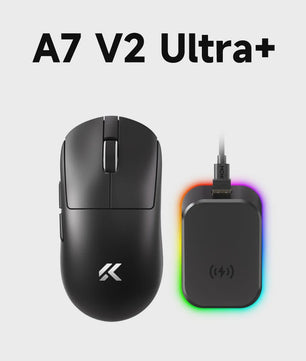 MCHOSE A7 V2 Draadloze Gaming Muis - 8000Hz Polling Rate, PAW3950 Sensor, Lichtgewicht