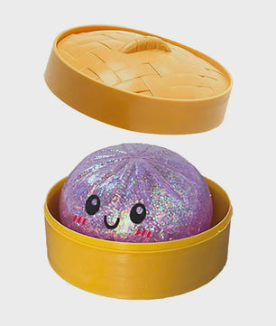 Glitter Dumpling Squishy: Zachte Stressbal voor Eindeloos Speelplezier