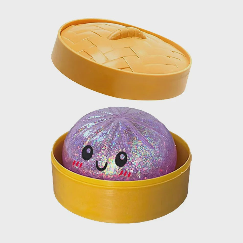 Glitter Dumpling Squishy: Zachte Stressbal voor Eindeloos Speelplezier