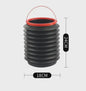 12L/20L Opvouwbare Emmer - Draagbare Wasbak voor Buiten, Auto & Reizen