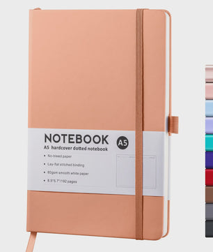 Hardcover A5/A6 Notitieboek met Elastische Band - PU Leer Dagboek
