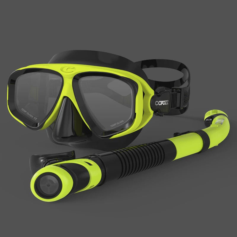 COPOZZ 2025 Duikmasker Set met Snorkel - Anti-Condens, Verstelbaar, Volwassenen