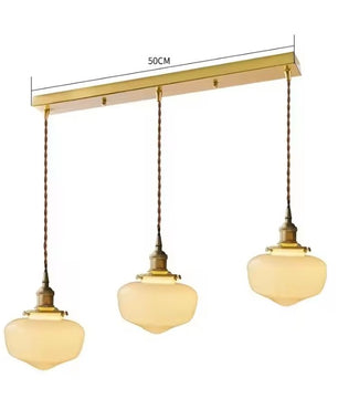 Japanse Glazen Hanglamp – Minimalistisch Nordic Design – LED E27 – Verstelbaar Snoer 200 cm – Sfeervolle Interieurverlichting