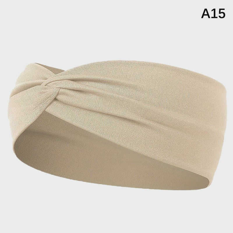 Brede Elastische Sport Hoofdband - Zweetabsorberend & Antislip voor Dames
