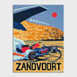 Retro F1 Formule 1 Raceauto Posters - Neon City Canvas Muurkunst