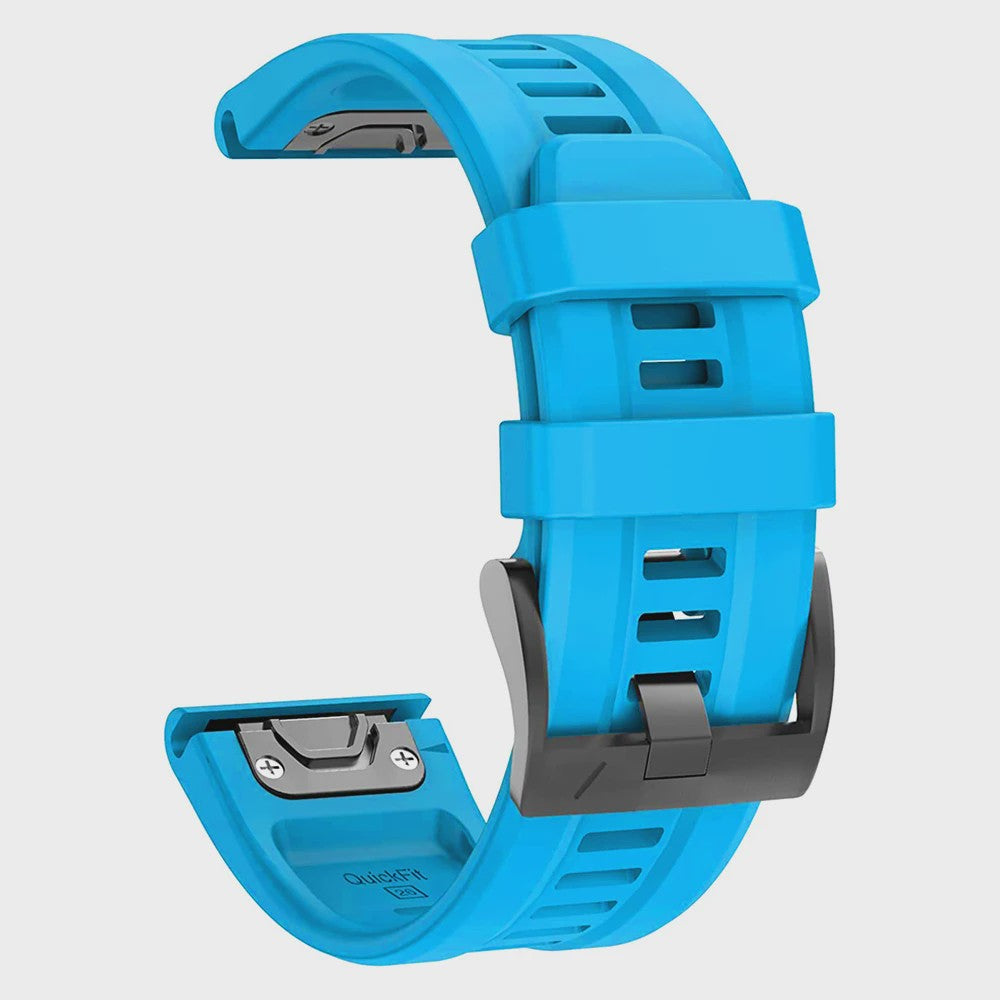 QuickFit Siliconen Horlogeband 22mm/26mm voor Garmin Fenix 7/7X, Epix Gen 2, Enduro 2 & Fenix 5/6 Series