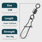 Duo-Lock Snap Swivels - Sterk Visgerei voor Zoutwater Visserij
