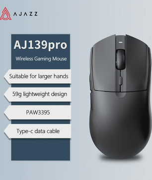 AJAZZ AJ139 V2 MC Ergonomische Gaming Muis - Lichtgewicht, Hoge Nauwkeurigheid & Tri-Mode Connectiviteit