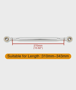 Universele Motor Schakelstang Linkage - 50mm tot 370mm - Verstelbaar