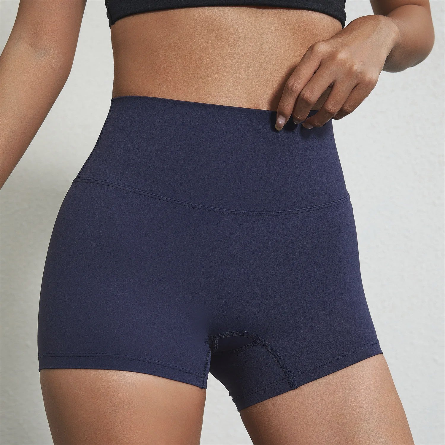 Hoge Taille Compressie Sportshorts voor Dames - Squat Proof & Zacht