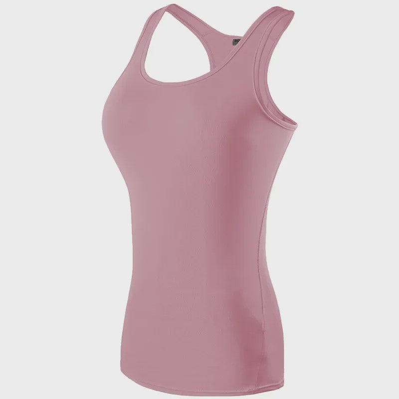 Dames Yoga & Sporttop: Sneldrogend, Mouwloos Tanktop voor Fitness & Gym