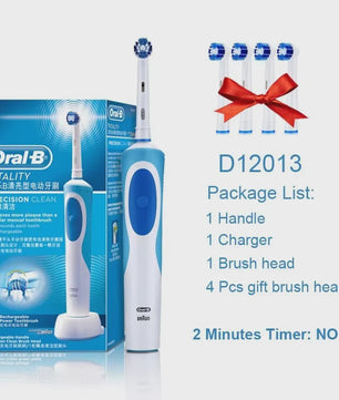 Oral-B Vitality 3D White Elektrische Tandenborstel - Roterende Reiniging & Inductieladen
