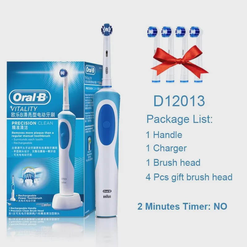 Oral-B Vitality 3D White Elektrische Tandenborstel - Roterende Reiniging & Inductieladen