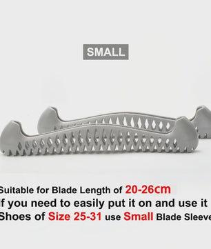 Verstelbare Schaats Blade Covers (S/L/XL) - TPU Bescherming voor IJshockey en Kunstschaatsen