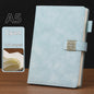 Luxe Vintage A5 Leren Notitieboek met Gepersonaliseerde Kaft - Perfect voor Werk & Studie