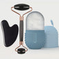Gezichtsroller & IJsroller Set: Luxe Huidverzorging met Gua Sha Tool