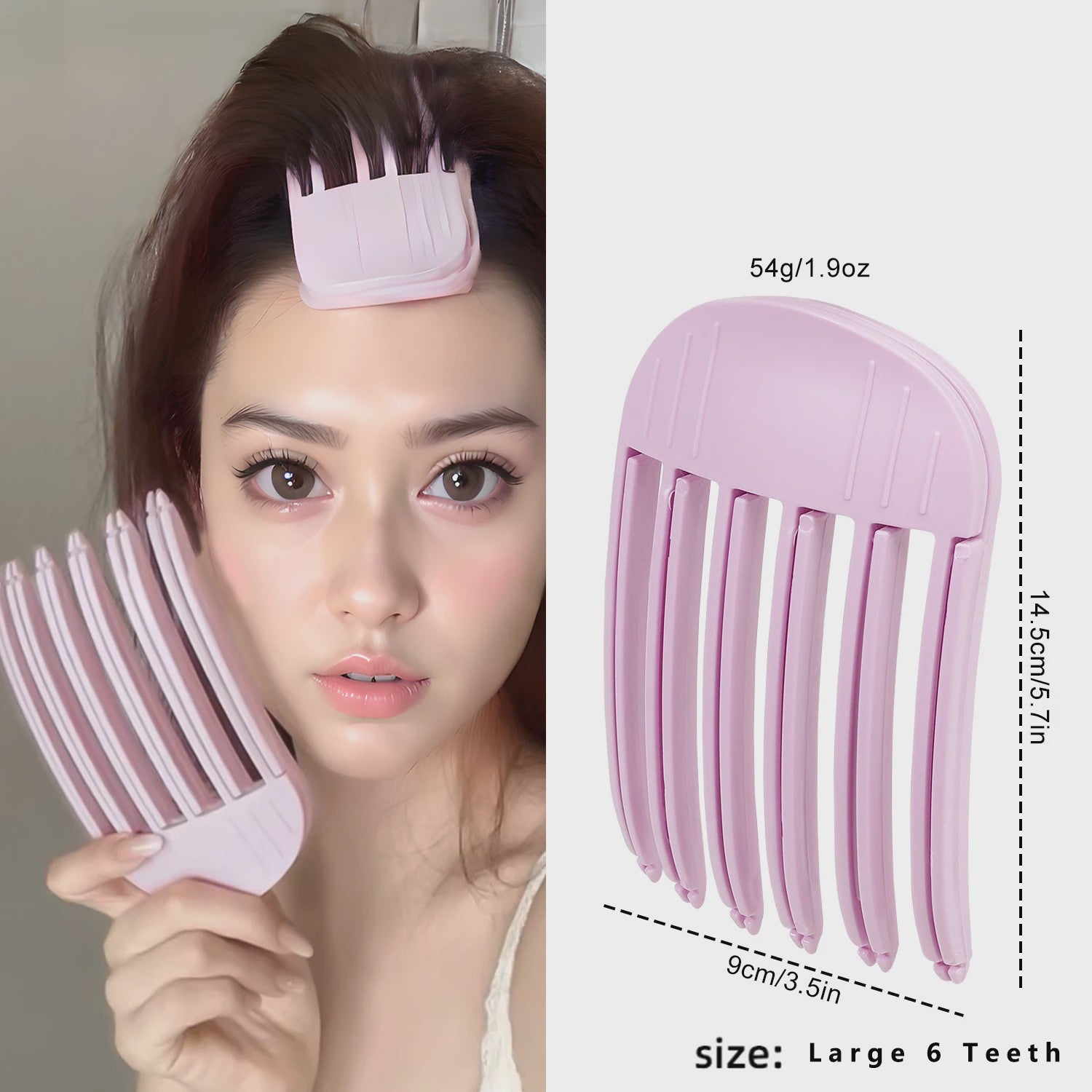 Volume Haarclips voor Krullen en Pony - Fixeer je Kapsel met Stijl