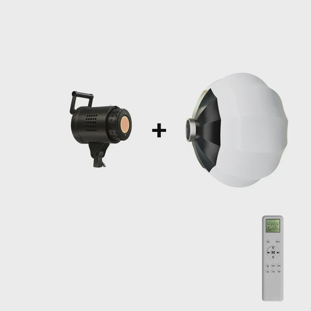 135W Bowens LED Studio Lamp met 90cm Honeycomb Softbox & Statief