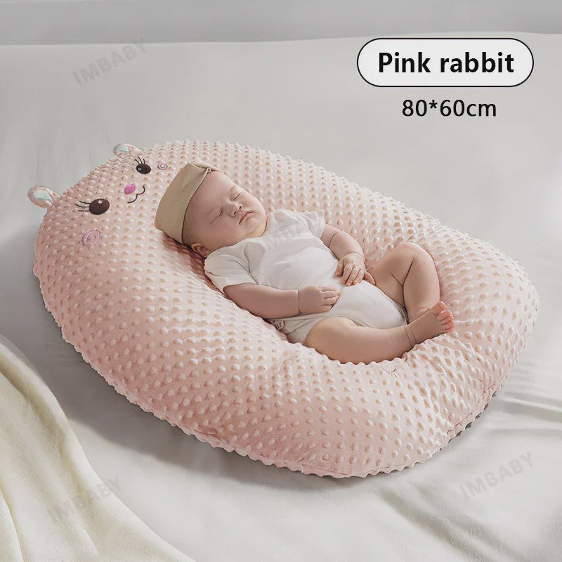 Ergonomisch Baby Voedingskussen - Ultra Zacht, Wasbaar & Rugondersteuning voor Comfortabel Voeden & Minder Spugen
