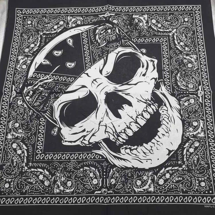 Skull Bandana Katoen - Hip Hop Stijl Hoofddoek & Accessoire