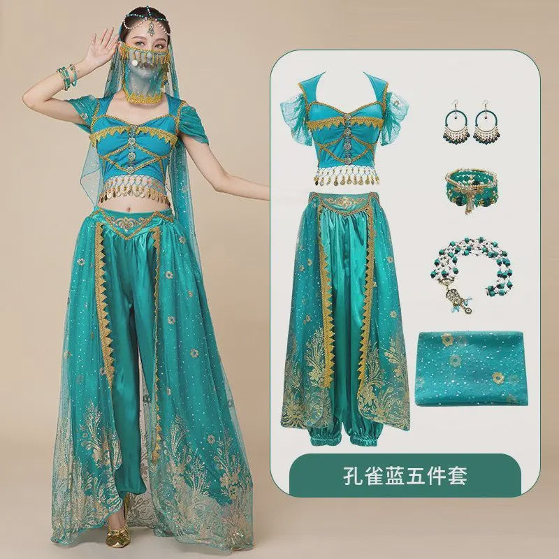 Prachtig Belly Dance Kostuum - Princess Stijl Outfit voor Dames | Dans, Feest & Halloween