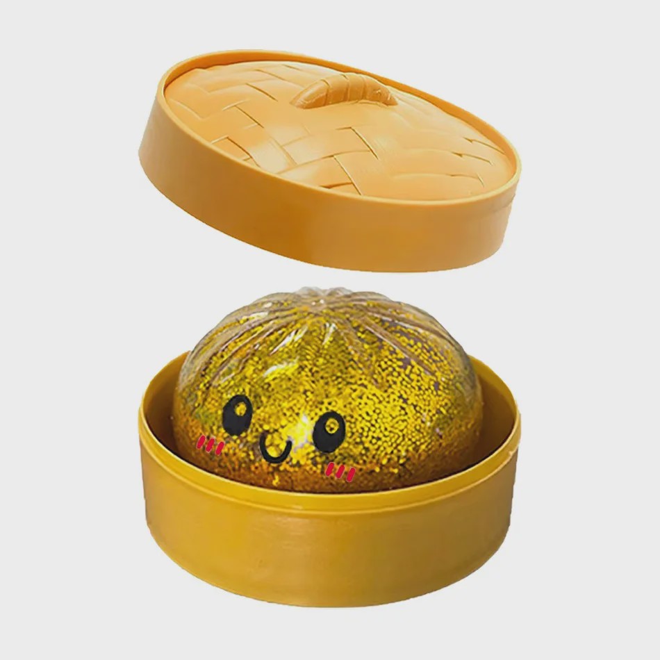 Glitter Dumpling Squishy: Zachte Stressbal voor Eindeloos Speelplezier