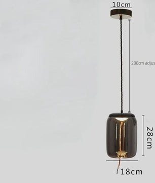 Moderne Glazen LED Hanglamp - Stijlvolle Verlichting voor Woonkamer, Keuken & Bar