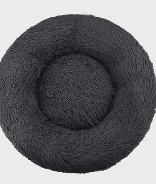 Luxe Ronde Hondenkussen - Extra Zacht & Warm Pluche Hondensofa voor Middelgrote Honden en Katten