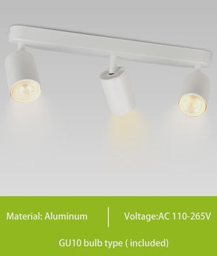 Verstelbare GU10 LED Spot Plafondlamp - Keuze uit 2, 3 of 4 Spots