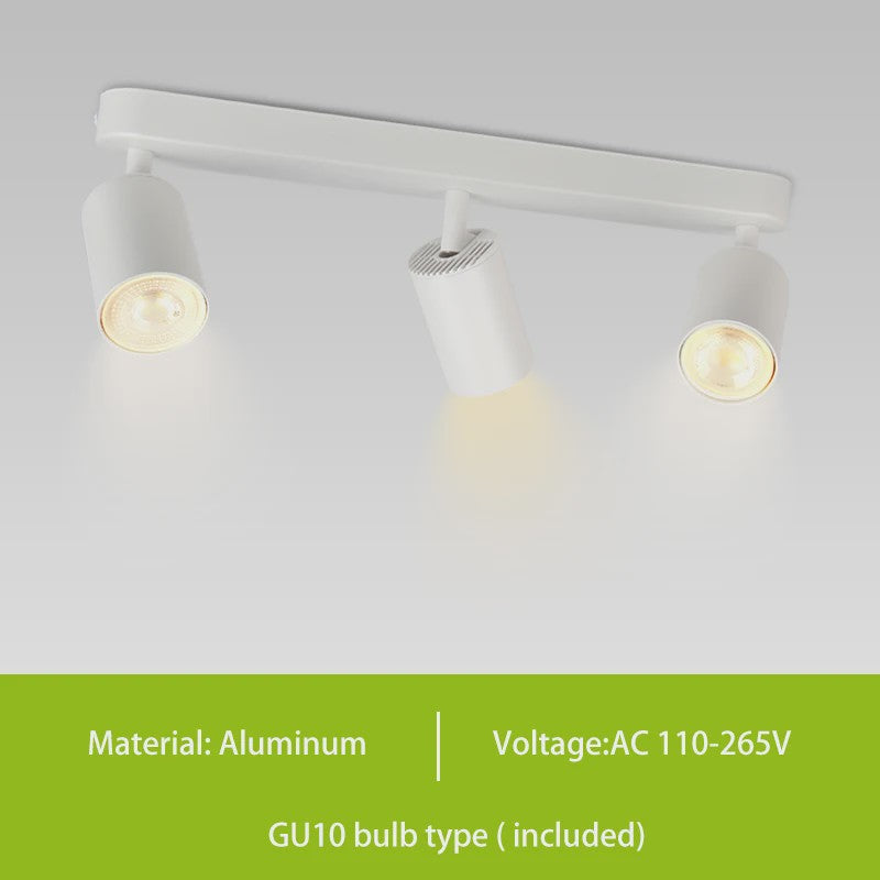 Verstelbare GU10 LED Spot Plafondlamp - Keuze uit 2, 3 of 4 Spots