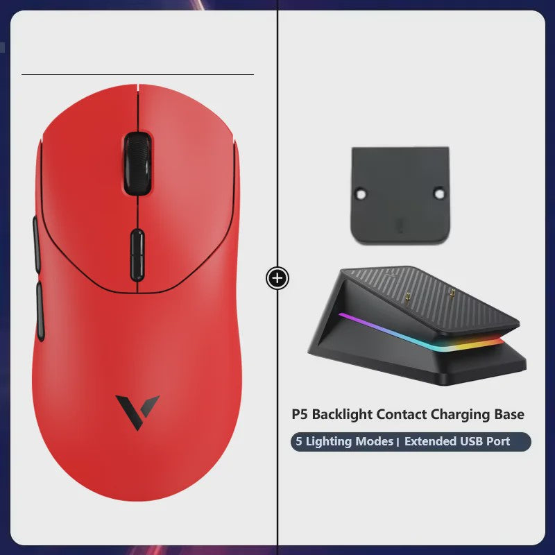 Rapoo VT2 Wireless Gaming Muis - 8K Polling Rate, 26000 DPI, Ultralicht (53g) & Lange Batterijduur